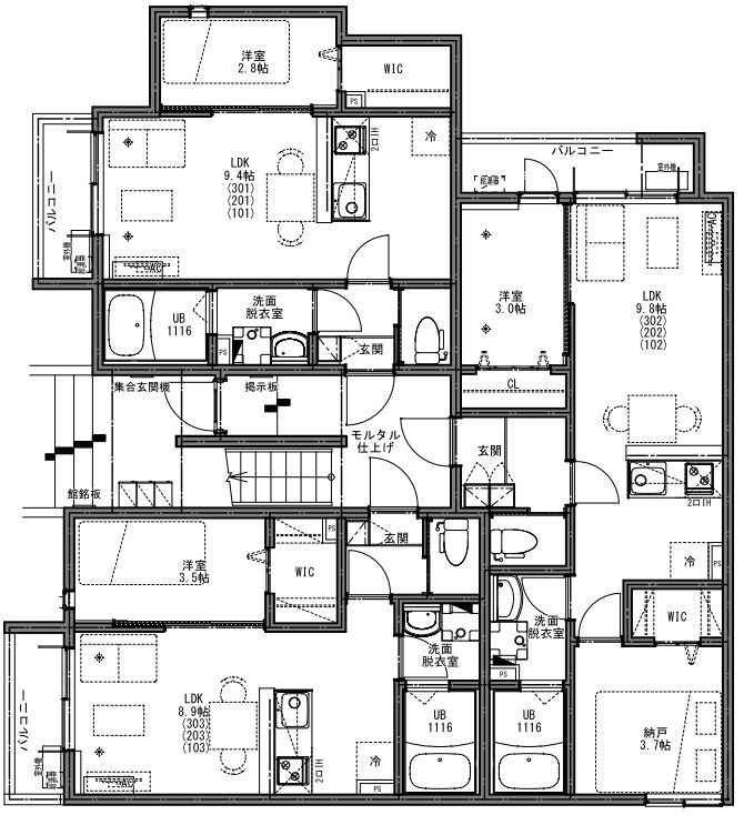 KEIAI RESIDENCE せんげん台Ⅵの間取り