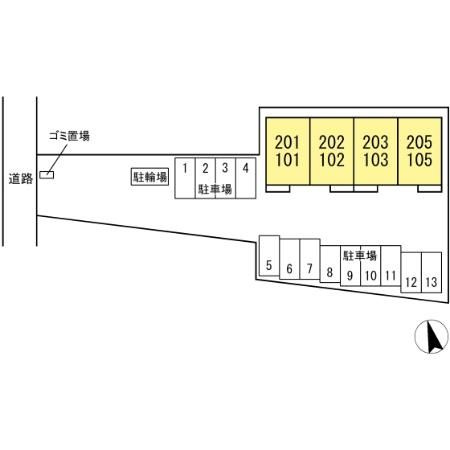 Serenvita田宮の区画図