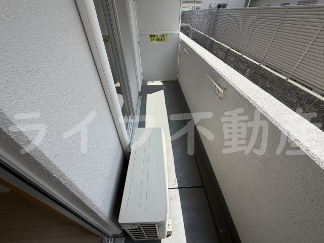 ヌカタヒルズのバルコニー|バルコニー付きです