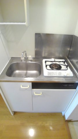 T＆G四谷マンションのキッチン|1口コンロ（別室参考写真）