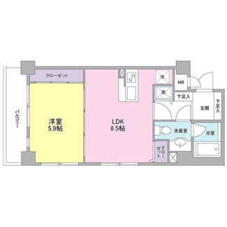 【間取り】 | ボヌール都立大学壱番館 | 間取りです。