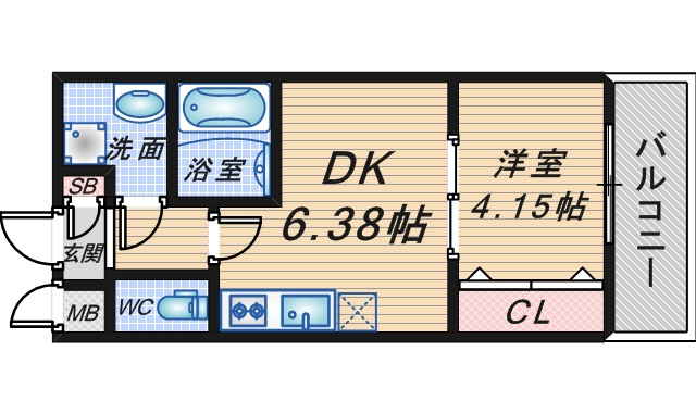 ガレリア南豊中の間取り