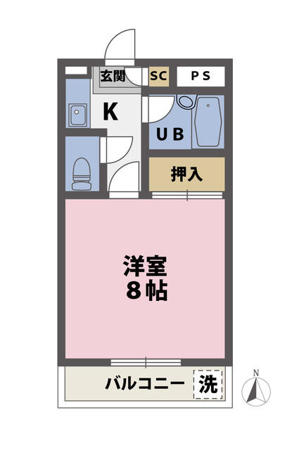 モアクレスト東豊中の間取り