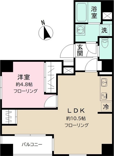 ＬＯＴＵＳ ＫＡＭＡＴＡの間取り