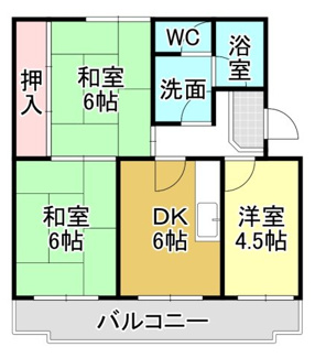 【間取り】 | サンシャイン芝田