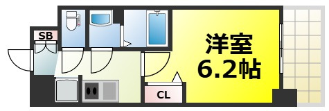 【間取り】 | グランカリテ九条南 仲介手数料無料