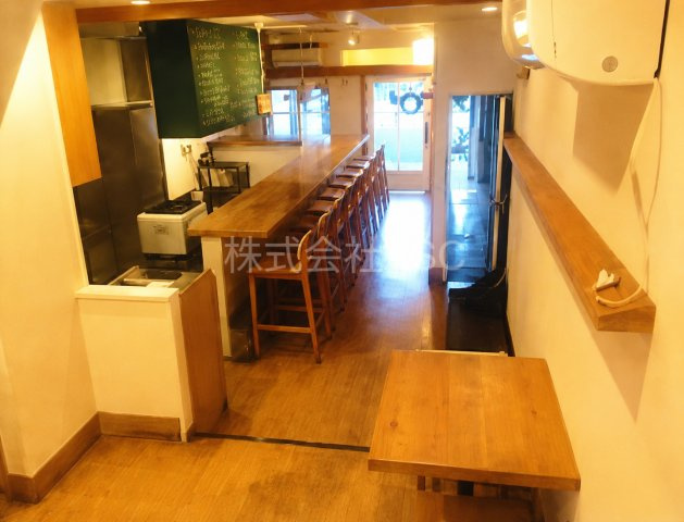 阿倍野元町店舗付住宅の内装