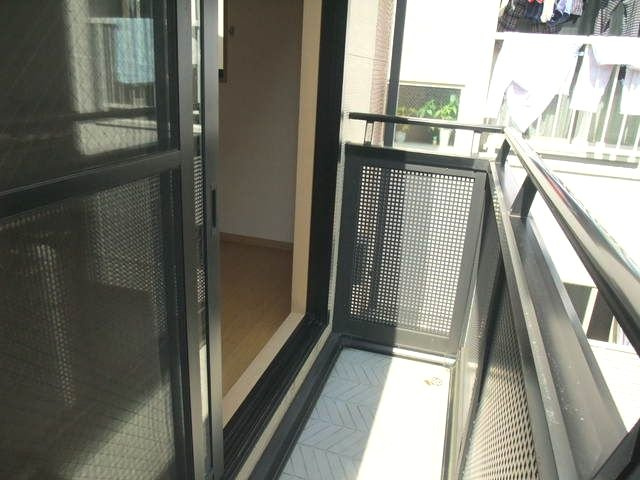 パークハイム上馬のバルコニー