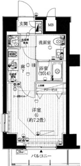 【間取り】 | プレール・ドゥーク新御徒町 | 間取りです。