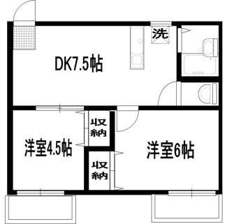 【間取り】 | リエス蓮沼 | 間取りです。