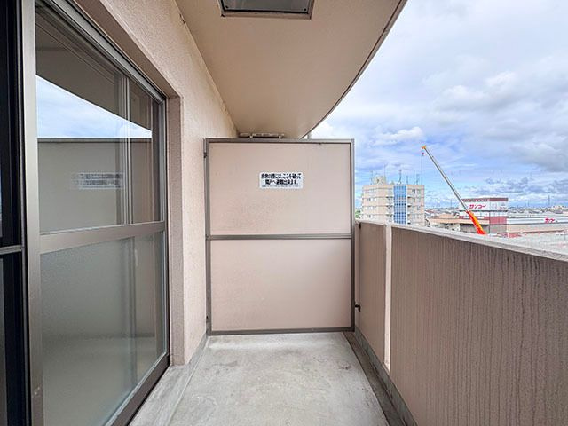 ステーションビューのバルコニー