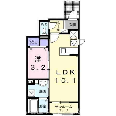 【間取り】 | ビリーブ　Ｄ