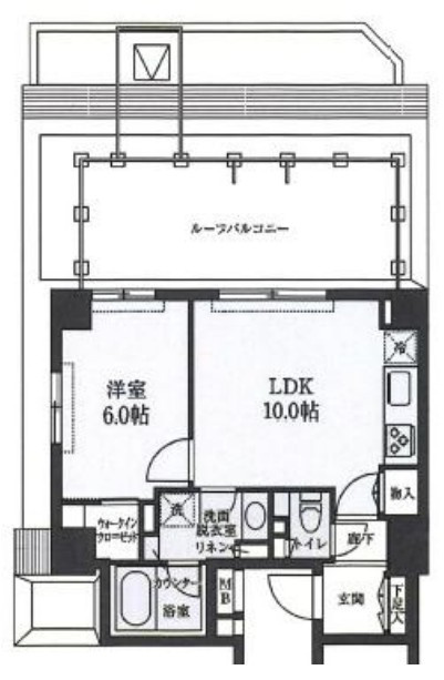 S-RESIDENCE清澄白河の間取り