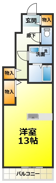 ベルソレアードの間取り