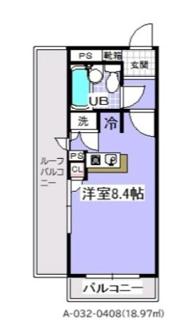 ローズガーデンA32番館の間取り