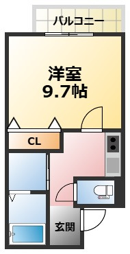 フジパレス武庫川公園の間取り