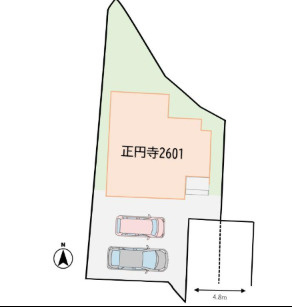 LAVIE正円寺2601の区画図