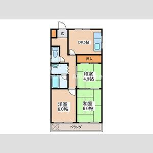 【間取り】 | シティーハイツ八尾本町 北