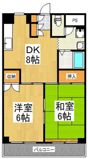 【間取り】 | 諏訪ハイム１３