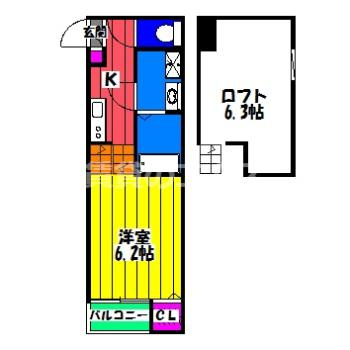 【間取り】 | Ｓｔａｇｅ大楠 | Ｓｔａｇｅ大楠の間取り