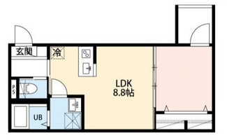 【間取り】 | 太陽と月の調和　　ＬＵＮＡＲＥ元町 | 間取りです。