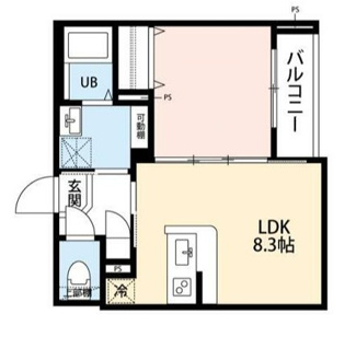 【間取り】 | 太陽と月の調和　　ＬＵＮＡＲＥ元町 | 間取りです。