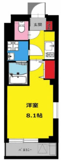 【間取り】 | ｂ’ＣＡＳＡ西日暮里 | 間取りです。