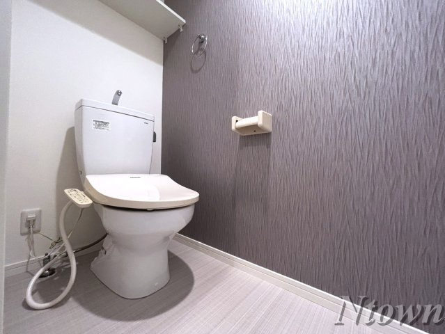 【トイレ】 | クレール名駅 | 落ち着いた色調のトイレです