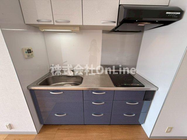八尾市本町２丁目の賃貸マンションのキッチン