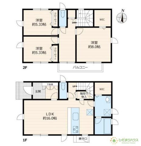 【間取り】 | 龍ケ崎市藤ケ丘６丁目　中古戸建 | ご家族で住める3LDKの間取り♪
窓が多く明るい空間を作りつつ、高い気密性で快適な生活を送れます(^^)/
