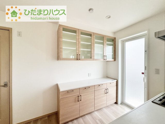 【収納】 | 龍ケ崎市藤ケ丘６丁目　中古戸建 | 備え付けのカップボードで食器や調理器具の収納も安心です(^^)v