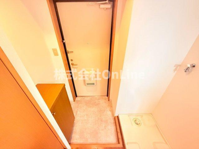 八尾市光町２丁目の賃貸マンションの玄関