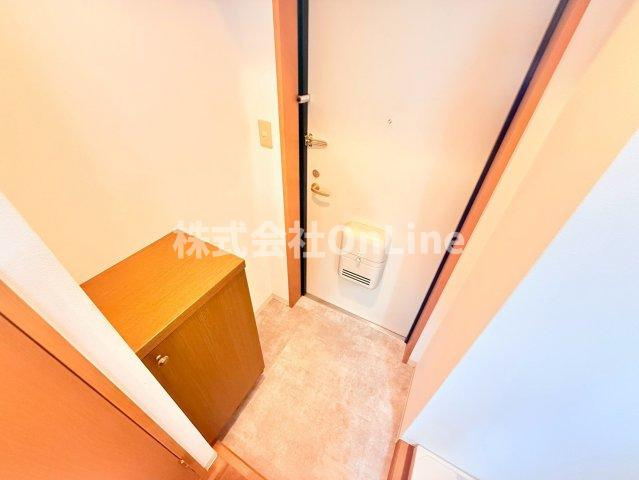 八尾市光町２丁目の賃貸マンションの玄関