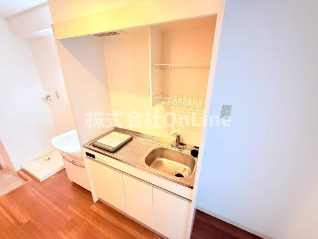 八尾市光町２丁目の賃貸マンションのキッチン