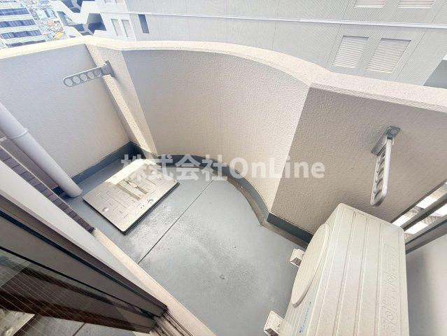 八尾市光町２丁目の賃貸マンションのバルコニー