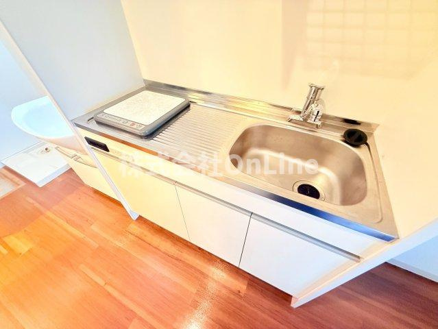 八尾市光町２丁目の賃貸マンションのキッチン