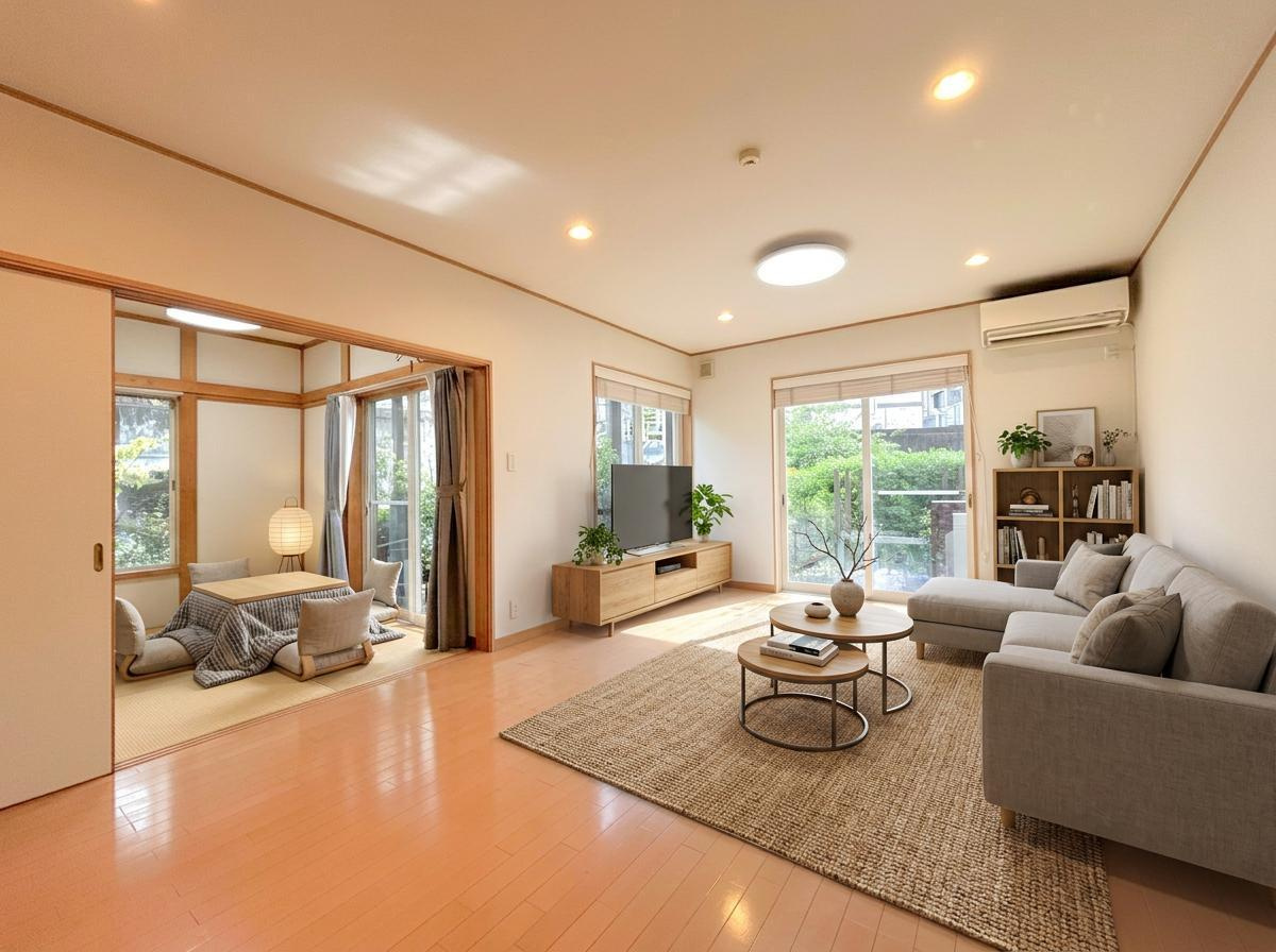 由木めぐみ野分譲地内　土地建物の画像