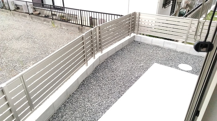 リビングタウン富木島 Bの庭