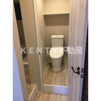 【トイレ】 | セブンハイム岩間 | 清潔感のあるトイレです