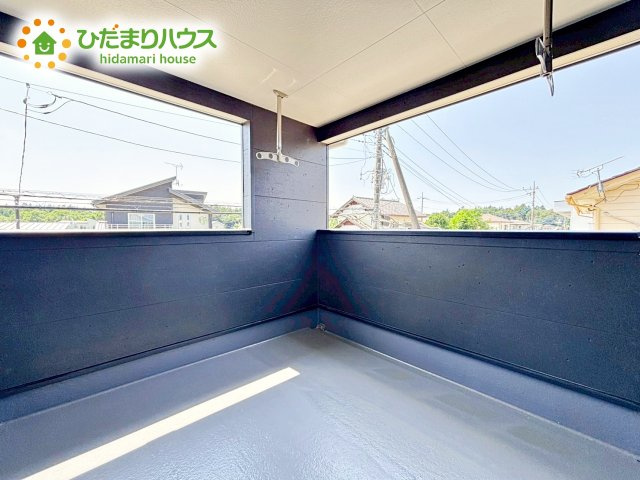 【バルコニー】 | 小美玉市納場第4　新築戸建 | 人気が高いインナーバルコニーを採用♪天候を気にせず洗濯物を干せ、紫外線も気にせずに済みます(*^^)v