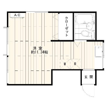 コーポ中里の間取り|間取りです。