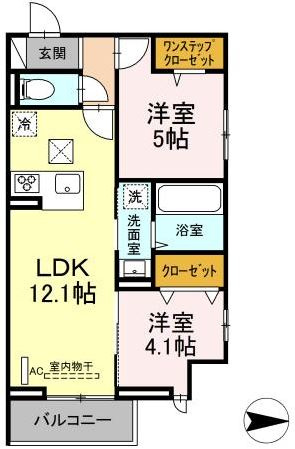 シエルクレールの間取り|ペット飼育相談可能♪（小型犬1匹まで）