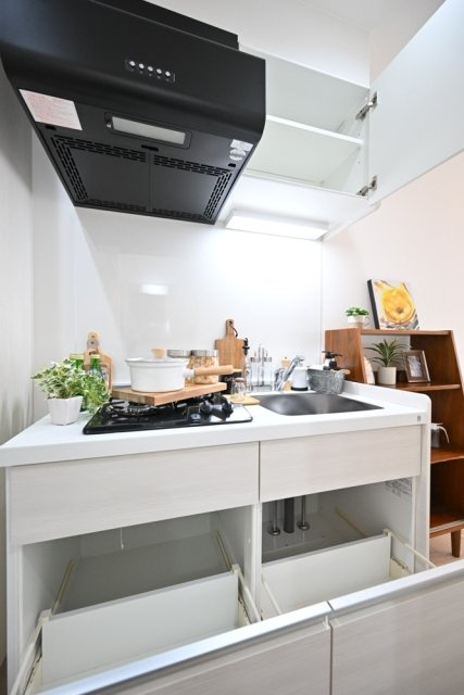 美山HOUSEのキッチン|※家具小物はイメージです
