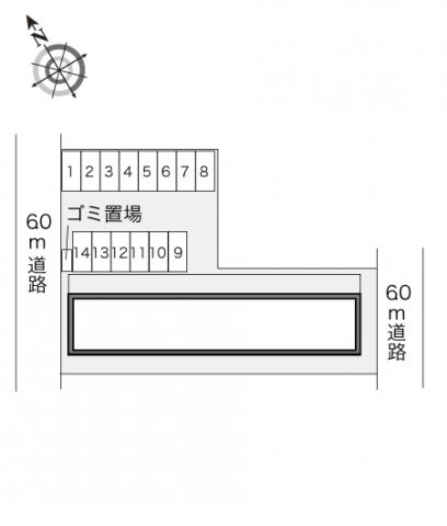 レオパレストリアノンの区画図