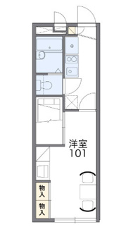 【間取り】 | レオパレスイクシードⅡ | 画像2