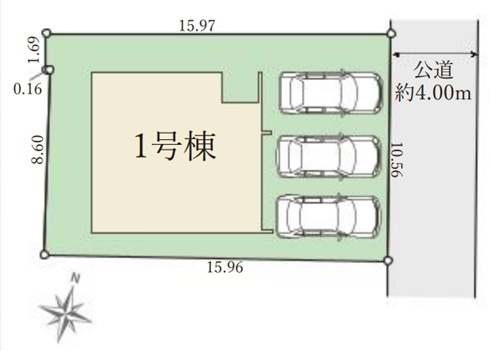 神戸市垂水区塩屋台2丁目の区画図