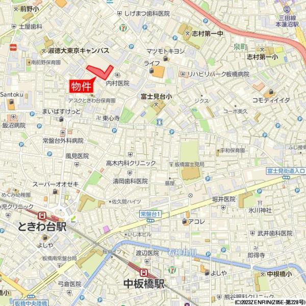 Ｂｒｉｌｌｉａときわ台ソライエレジデンスの地図