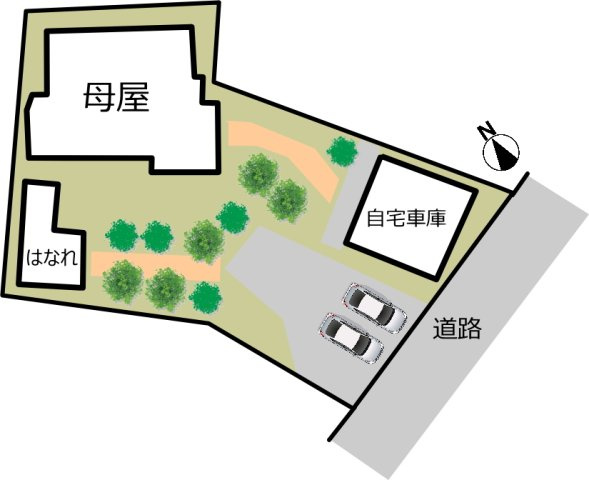 碧南市天神町の区画図