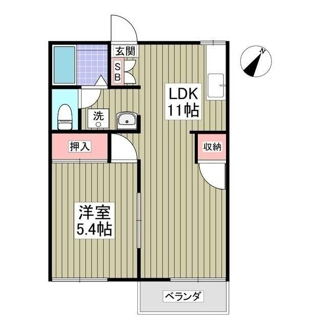 コーポ・ラピュタⅡの間取り