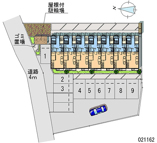 レオパレス夢の駐車場|画像9